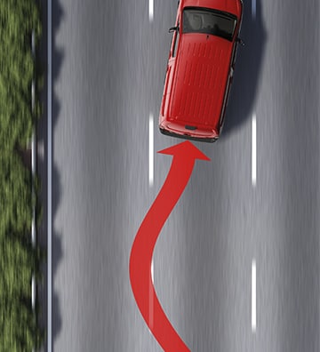 Alerte de franchissement involontaire de ligne