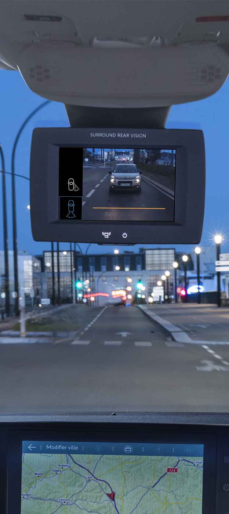 Citroën Surround Rear Vision technológia